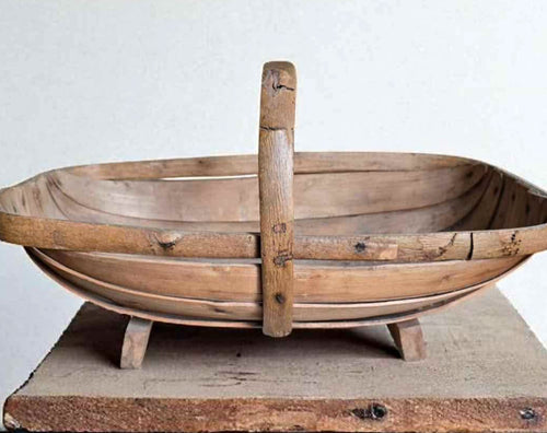 Antique Sussex Trug English Garden Basket