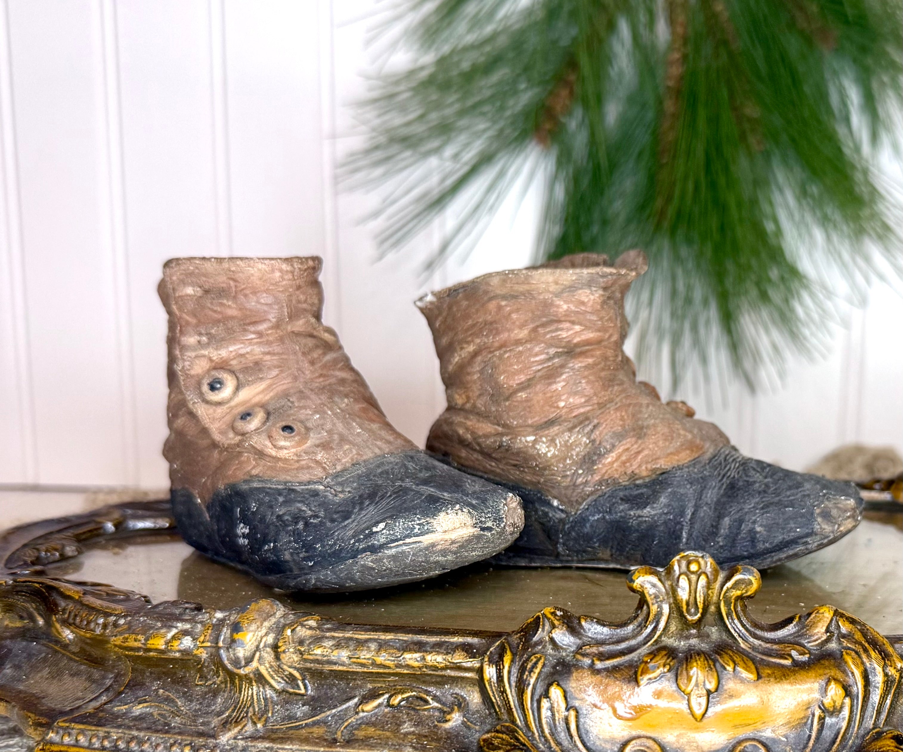 Beaux Arts Copper Plated Table Top Plateau Broken Handle 19th Century