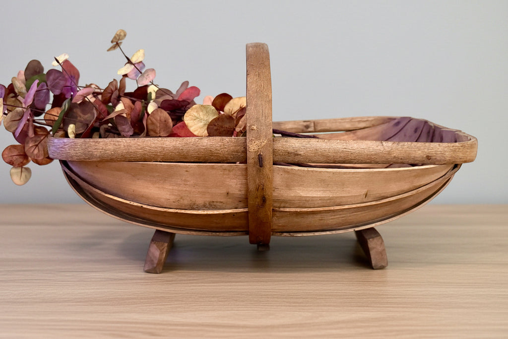 Antique Sussex Trug English Garden Basket