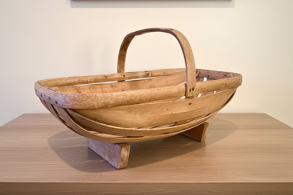 Antique Sussex Trug English Garden Basket