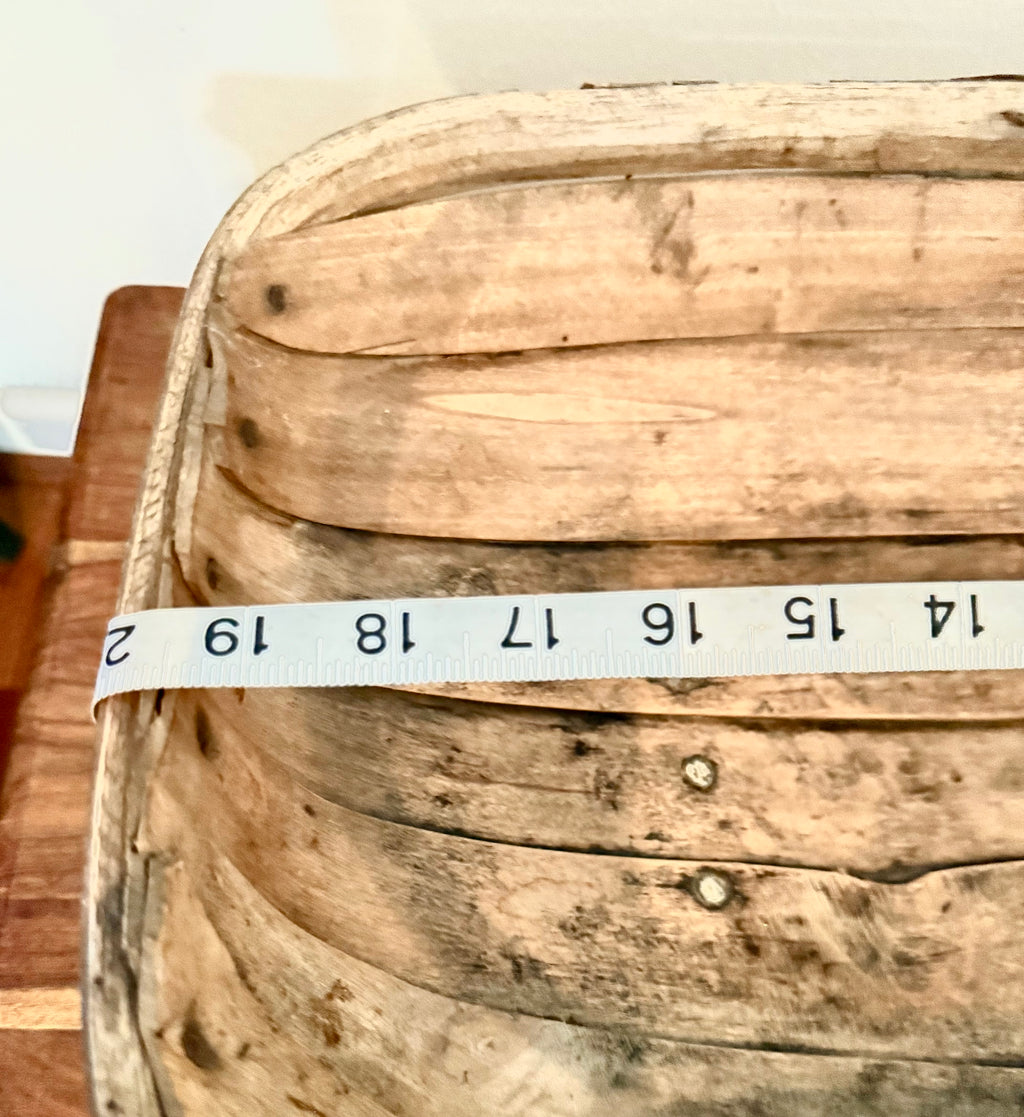 Antique Sussex Trug English Garden Basket